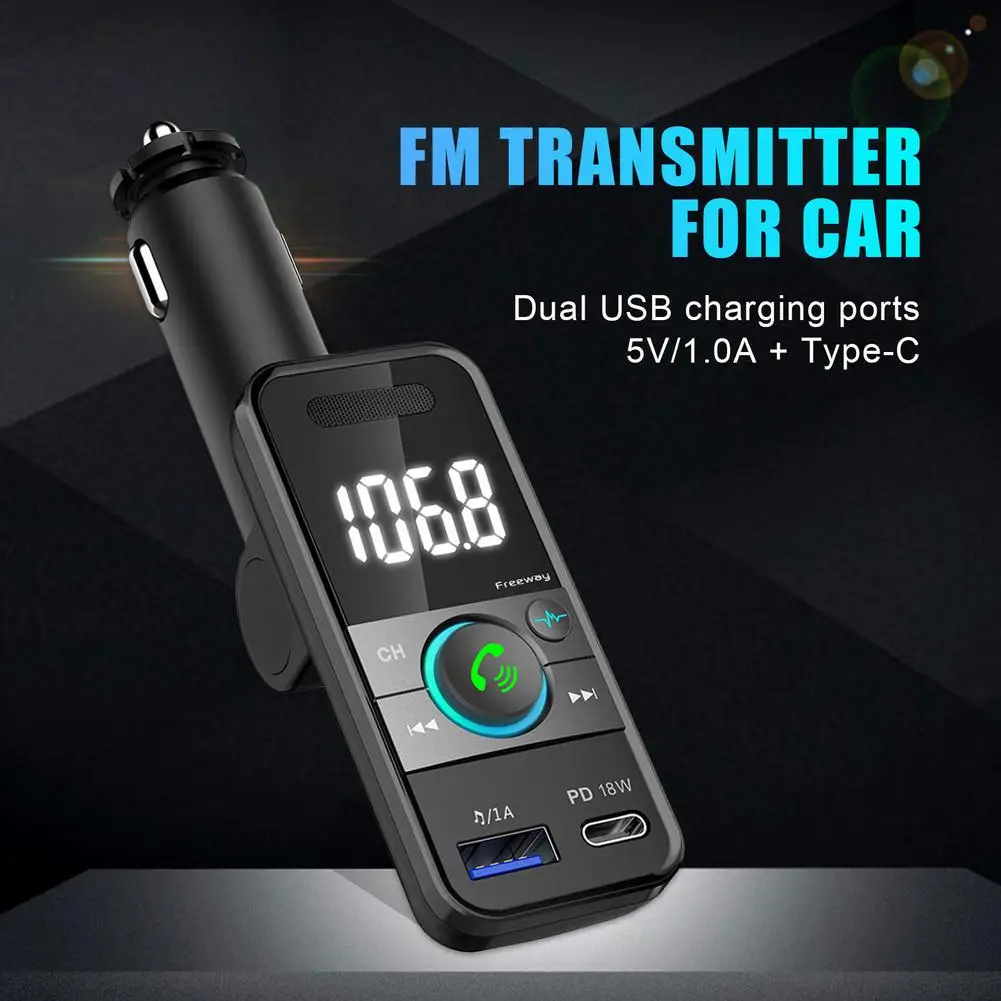 Japan Version BT94 FM Transmitter MP3 Player USB Type C PD Fast Charge Car Charger Bluetooth Handsfree FM Modulator Car Adapter
Japan Version BT94 FM Transmitter MP3 Player USB Type C PD Fast Charge Car Charger Bluetooth Handsfree FM Modulator Car Adapter