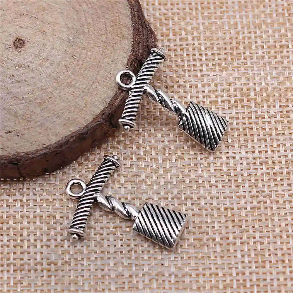 Earring Charms For Jewelry Making 20pcs Wine Bottle Opener Charms 25x20mm Antique Silver Plated
Earring Charms For Jewelry Making 20pcs Wine Bottle Opener Charms 25x20mm Antique Silver Plated