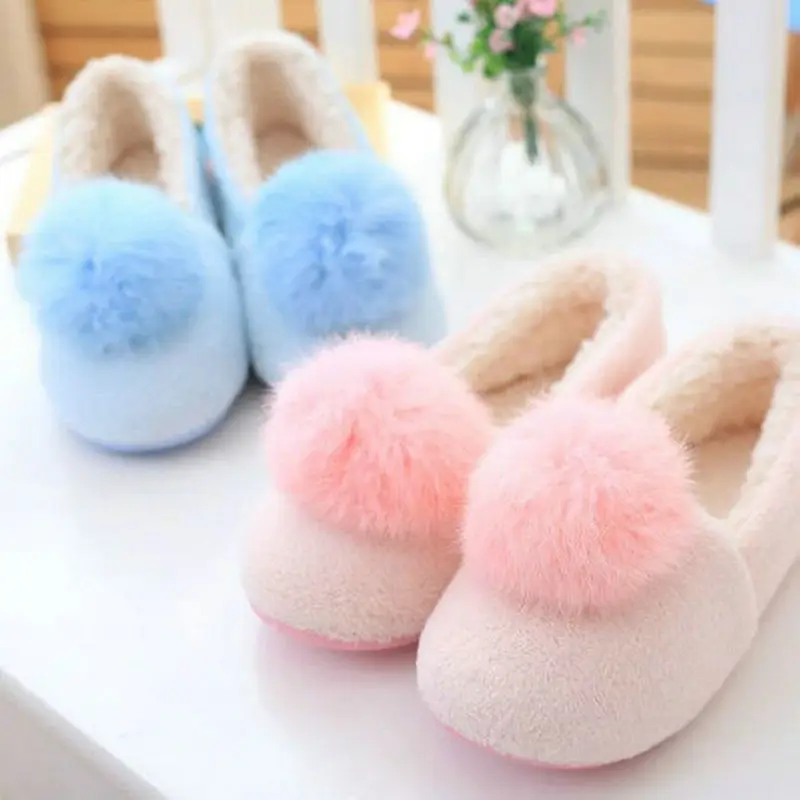 Pink/Blue Fur Ball House Autumn And Winter Shoes Floor Slippers Princess Waterproof Shoes Winter Warm Home Shoes
Pink/Blue Fur Ball House Autumn And Winter Shoes Floor Slippers Princess Waterproof Shoes Winter Warm Home Shoes