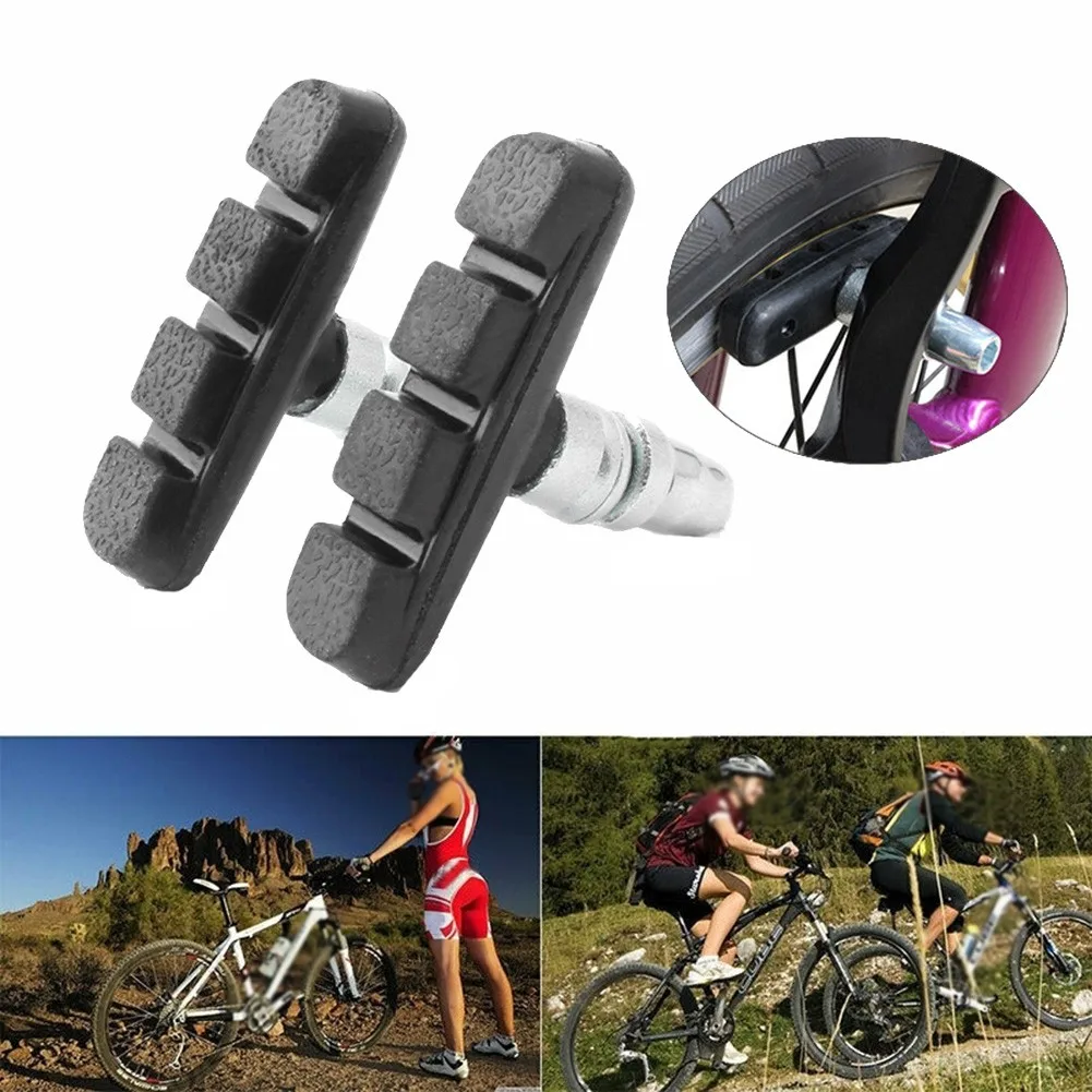 1 Pair Bike V Brake Blocks MTB Road Bicycle 54mm Rubber Brake Pads Silent Wear-resistant Cycling Accessories
1 Pair Bike V Brake Blocks MTB Road Bicycle 54mm Rubber Brake Pads Silent Wear-resistant Cycling Accessories