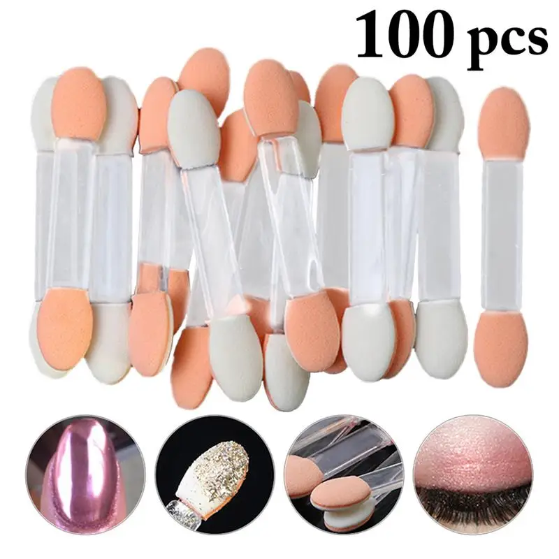 100 шт., двусторонний аппликатор для макияжа глаз, кисть для теней, макияж для женщин, косметические товары
100 шт., двусторонний аппликатор для макияжа глаз, кисть для теней, макияж для женщин, косметические товары