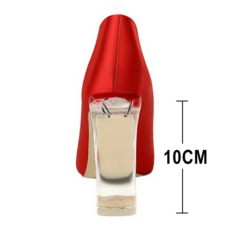 BIGTREE Shoes Clear Crystal Woman Pumps Silk High Heels Shoes Sexy Wedding Shoes Women Heels Party Shoes Female Plus Size 41 42 
BIGTREE Shoes Clear Crystal Woman Pumps Silk High Heels Shoes Sexy Wedding Shoes Women Heels Party Shoes Female Plus Size 41 42