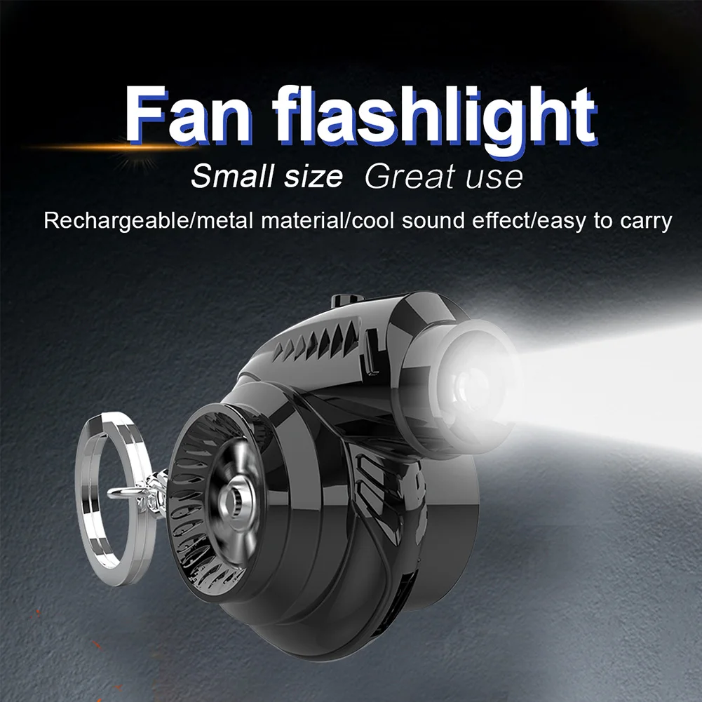 Mini Turbo Turbocharger Keychain USB Rechargeable LED Flashlight Spinning Turbine with Engine Sound Car Interior Accessories
Mini Turbo Turbocharger Keychain USB Rechargeable LED Flashlight Spinning Turbine with Engine Sound Car Interior Accessories