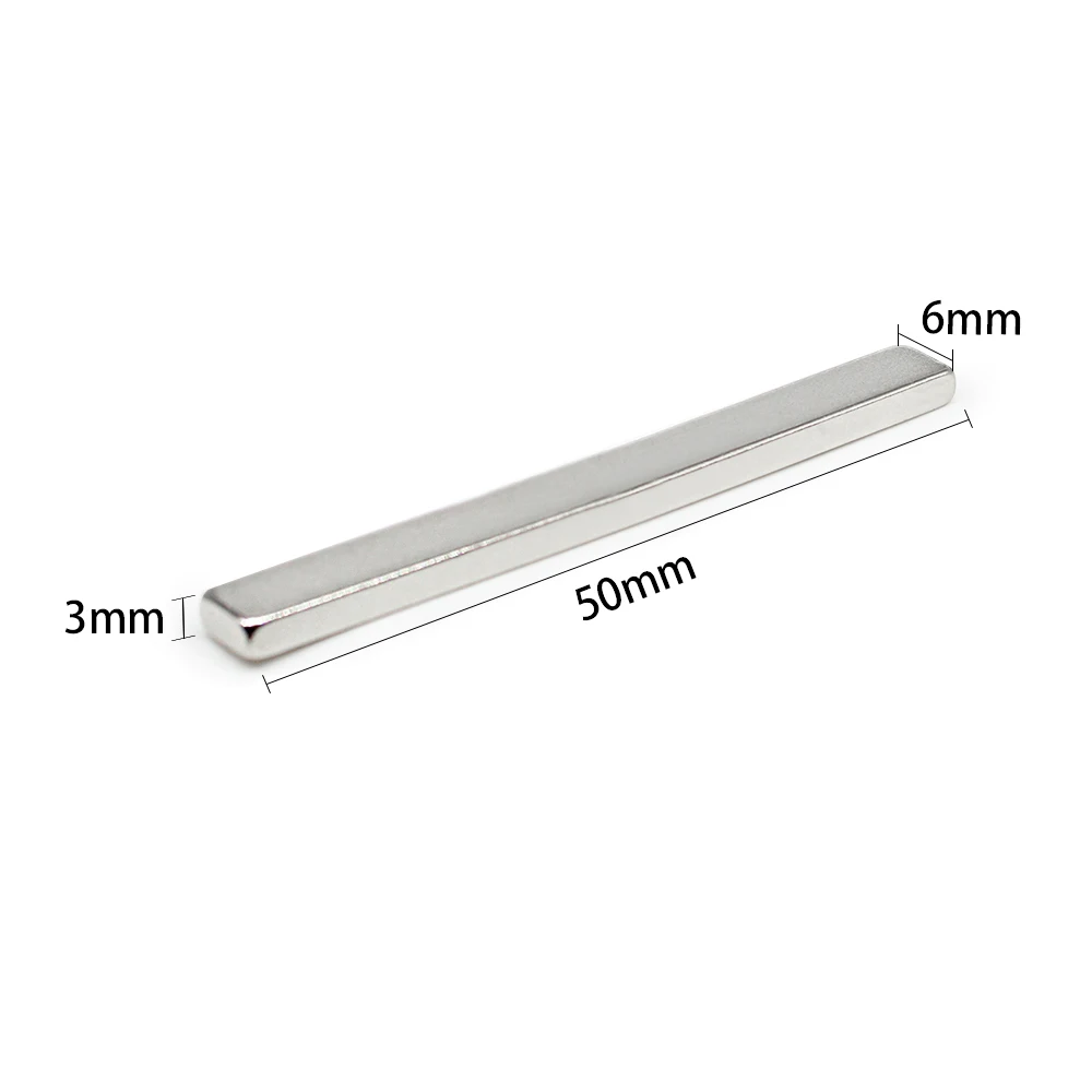 2/5/10/20/50PCS 50x6x3mm Block Neodymium Magnet N35 Rectangular Permanent Magnet 50x6x3 Powerful Strong Magnetic Magnets 50*6*3
2/5/10/20/50PCS 50x6x3mm Block Neodymium Magnet N35 Rectangular Permanent Magnet 50x6x3 Powerful Strong Magnetic Magnets 50*6*3