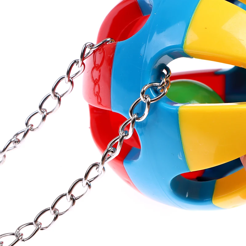1PCS Plastic Cute Pet Parrot Toy Bird Hollow Bell Ball Pet Bird Chew Ball Chain Cage Toy For Parrot Cockatiel Parakeet 
1PCS Plastic Cute Pet Parrot Toy Bird Hollow Bell Ball Pet Bird Chew Ball Chain Cage Toy For Parrot Cockatiel Parakeet