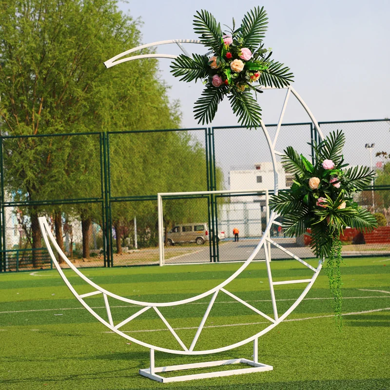 Creativity Wedding Props Moon Arch Backdrop Shelf Iron Art Arch Home Party Crescent Background Decoration
Creativity Wedding Props Moon Arch Backdrop Shelf Iron Art Arch Home Party Crescent Background Decoration