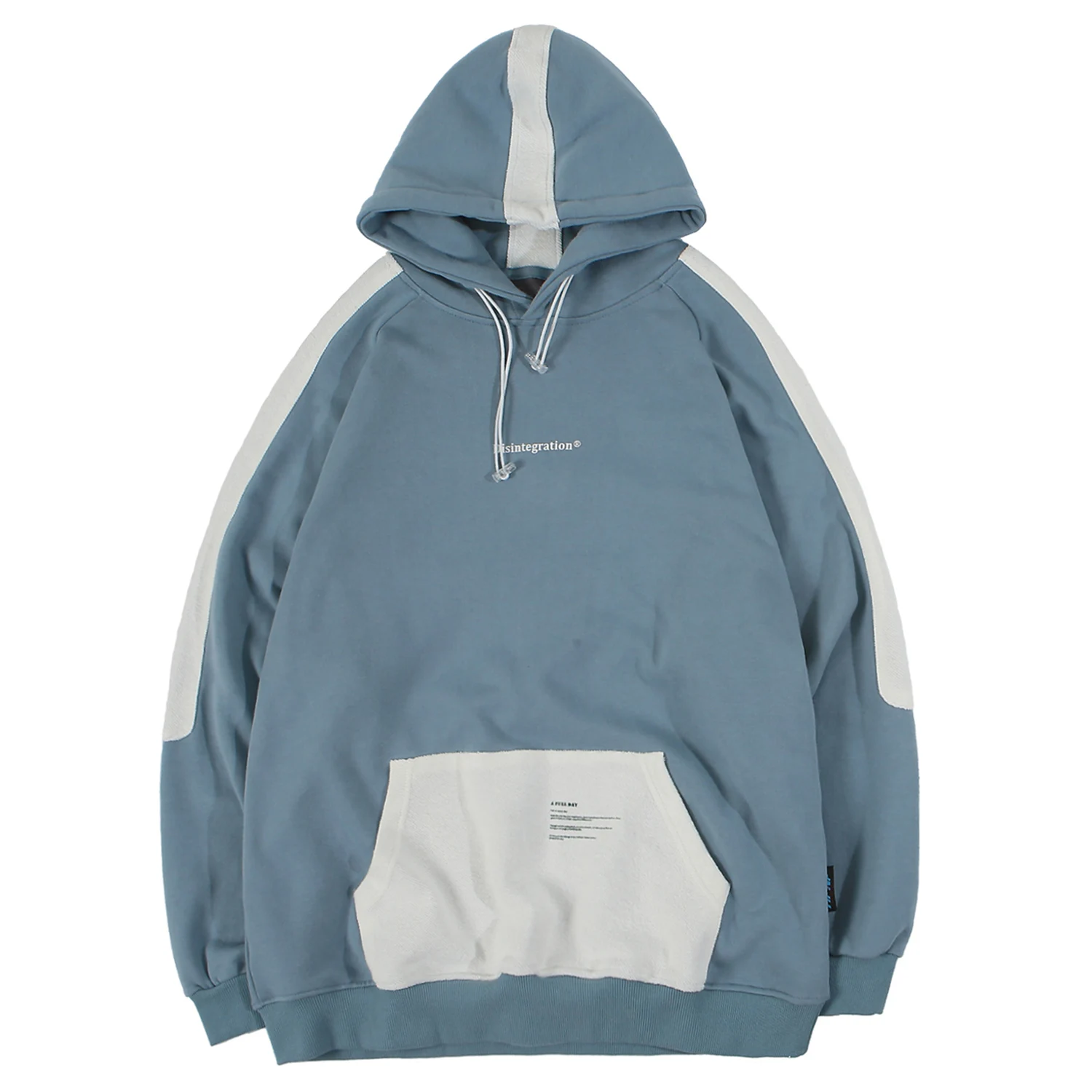 Patchwork Mens Hooded Sweatshirts Harajuku Casual Cotton Hoodies 2019 Streetwear Hip Hop Fashion Pullover Oversized | Мужская одежда