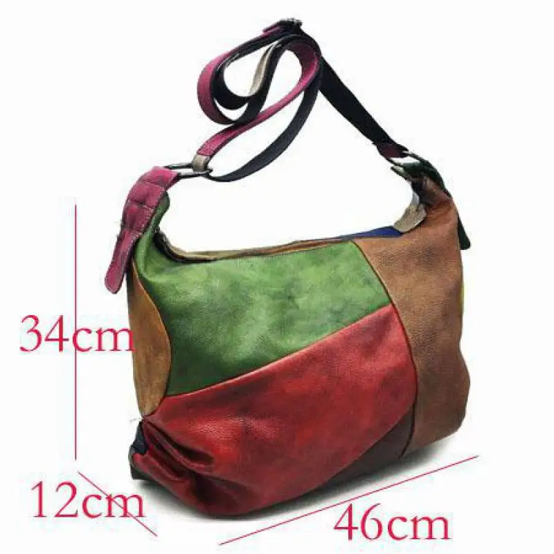 YourSeason Retro Girls Genuine Leather Patchwork Hobos Bag 2021 Casual Soft Cowhide Ladies Fashion Shoulder Bags Large Capacity
YourSeason Retro Girls Genuine Leather Patchwork Hobos Bag 2021 Casual Soft Cowhide Ladies Fashion Shoulder Bags Large Capacity