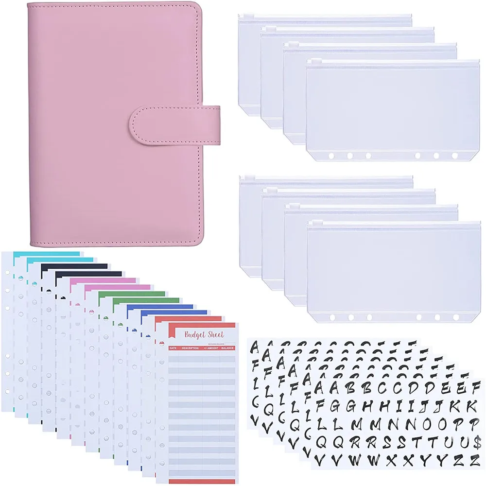 2021 A6 Pu Leather Binder Budget Macaron Notebook Planner Organizer With Expense Budget Sheets And Letter Sticker For Stationery
2021 A6 Pu Leather Binder Budget Macaron Notebook Planner Organizer With Expense Budget Sheets And Letter Sticker For Stationery