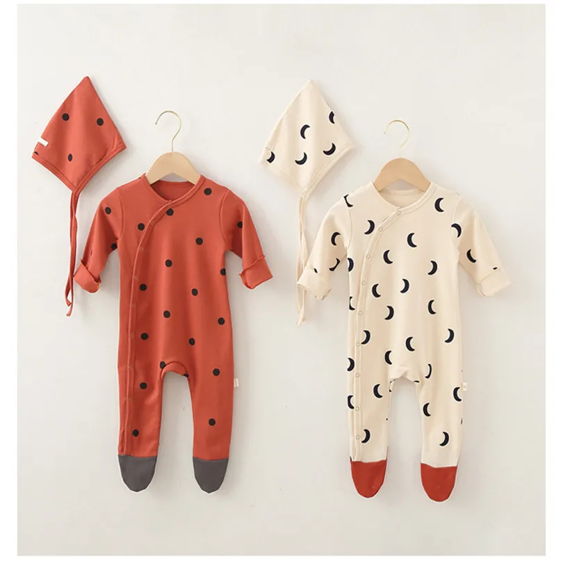 Baby Romper With Hat Newborn Baby Clothes 100% Cotton Baby Boys Girls Romper Clothes Infant Baby Sleepwear Outfits Boy Playsuit 
Baby Romper With Hat Newborn Baby Clothes 100% Cotton Baby Boys Girls Romper Clothes Infant Baby Sleepwear Outfits Boy Playsuit