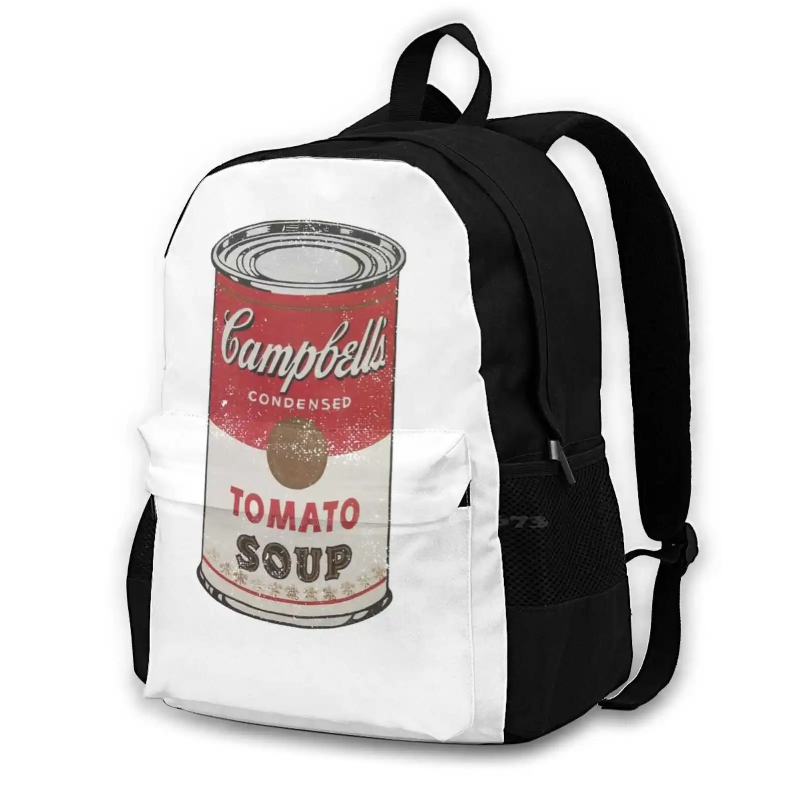 Warhol Tomato Soup Can (Distressed Design) Backpack For Student School Laptop Travel Bag Artist Andy Pop Warhol Campbells
Warhol Tomato Soup Can (Distressed Design) Backpack For Student School Laptop Travel Bag Artist Andy Pop Warhol Campbells