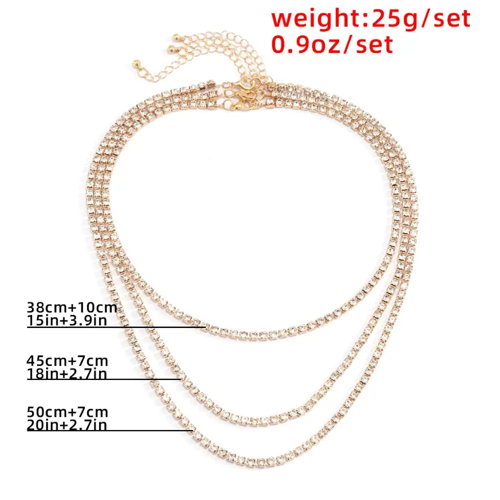 Salircon Kpop Simple Luxury Crystal Tennis Chain Necklace for Women Men Vintage Rhinestone Choker Necklace Fashion Jewelry Gifts
Salircon Kpop Simple Luxury Crystal Tennis Chain Necklace for Women Men Vintage Rhinestone Choker Necklace Fashion Jewelry Gifts