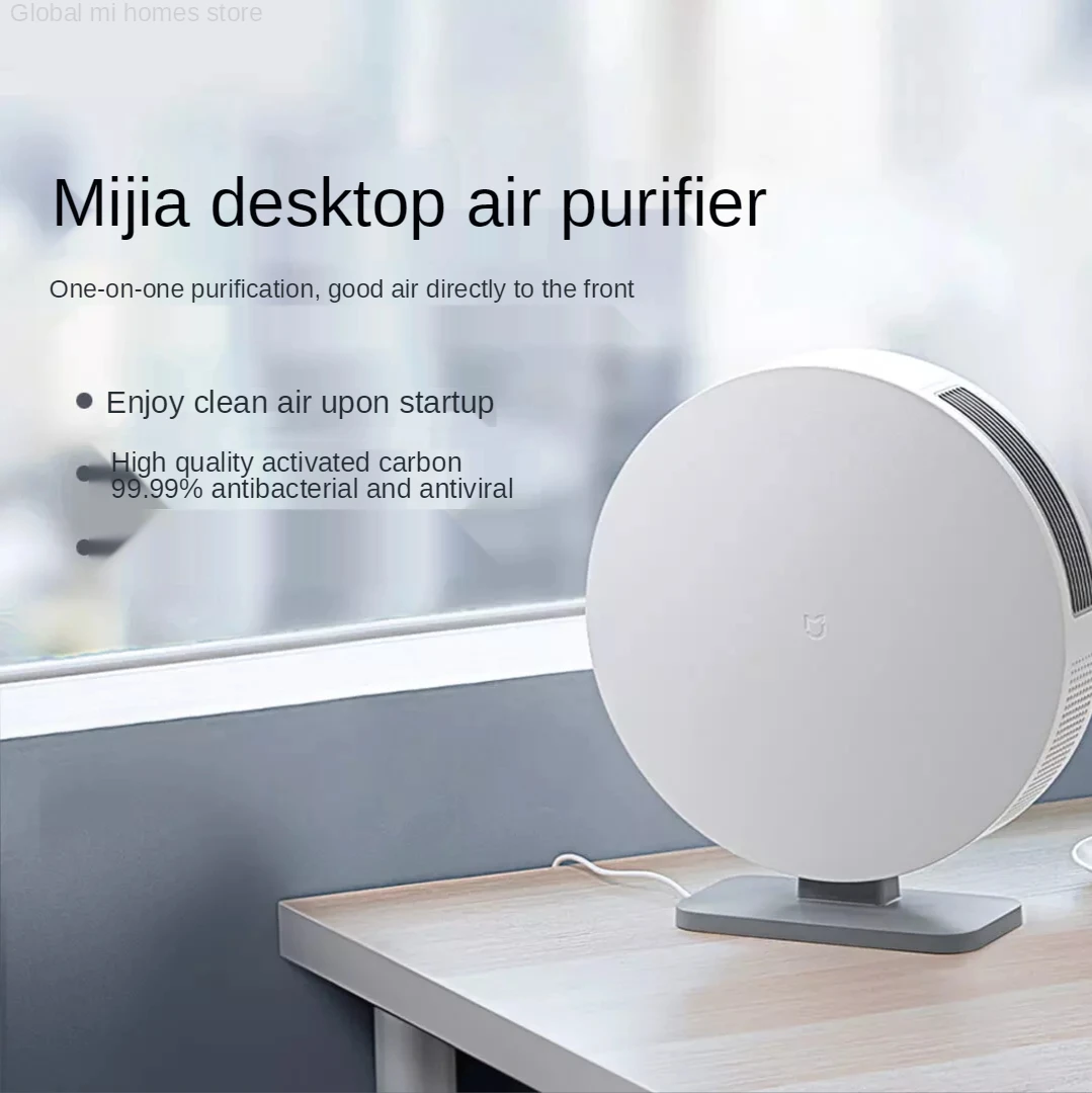 Xiaomi Mijia Desktop Air Purifier Personal Air Cleaner Antibacterial Purifiers Filtration With Mi Home APP For Office
Xiaomi Mijia Desktop Air Purifier Personal Air Cleaner Antibacterial Purifiers Filtration With Mi Home APP For Office