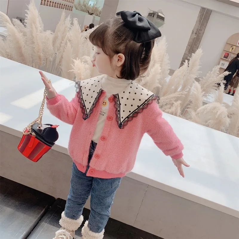 New Girls Coats Fashion Toddler Girl Autumn Winter Lace Dots Turn-Down Collar Clothes Kids Jackets Baby Girl Winter Clothes
New Girls Coats Fashion Toddler Girl Autumn Winter Lace Dots Turn-Down Collar Clothes Kids Jackets Baby Girl Winter Clothes