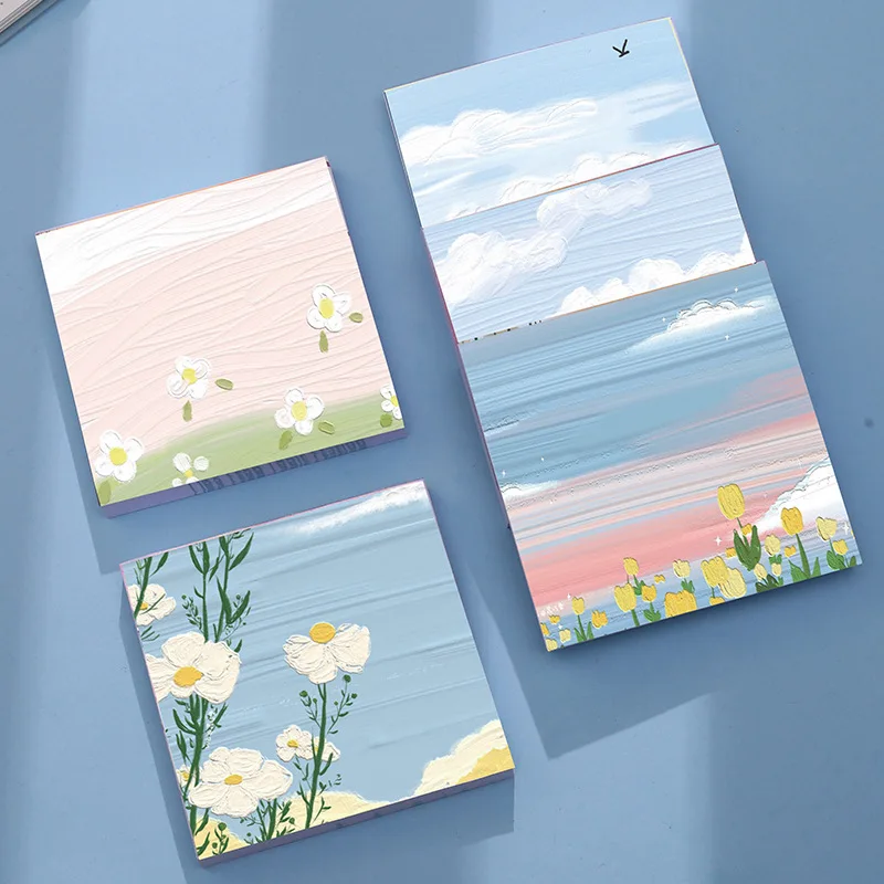 90Page Korean Stationery Creative Ink Wash Sticky Notes Can Tear Self Adhesive Notebook Kawaii Memo Pad School Office Supplies
90Page Korean Stationery Creative Ink Wash Sticky Notes Can Tear Self Adhesive Notebook Kawaii Memo Pad School Office Supplies