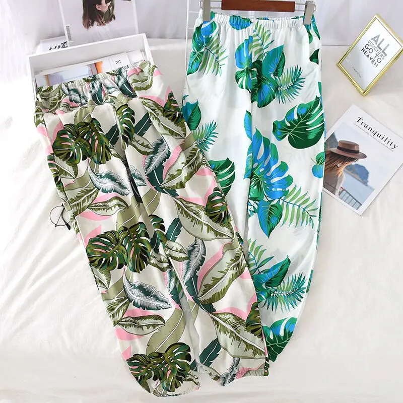 2020 New Spring Women Cotton Sleep Bottoms Female Loose Plus Size Nighty Trousers Sleepwear Pyjama Ladies Printing Pajama Pants 
2020 New Spring Women Cotton Sleep Bottoms Female Loose Plus Size Nighty Trousers Sleepwear Pyjama Ladies Printing Pajama Pants