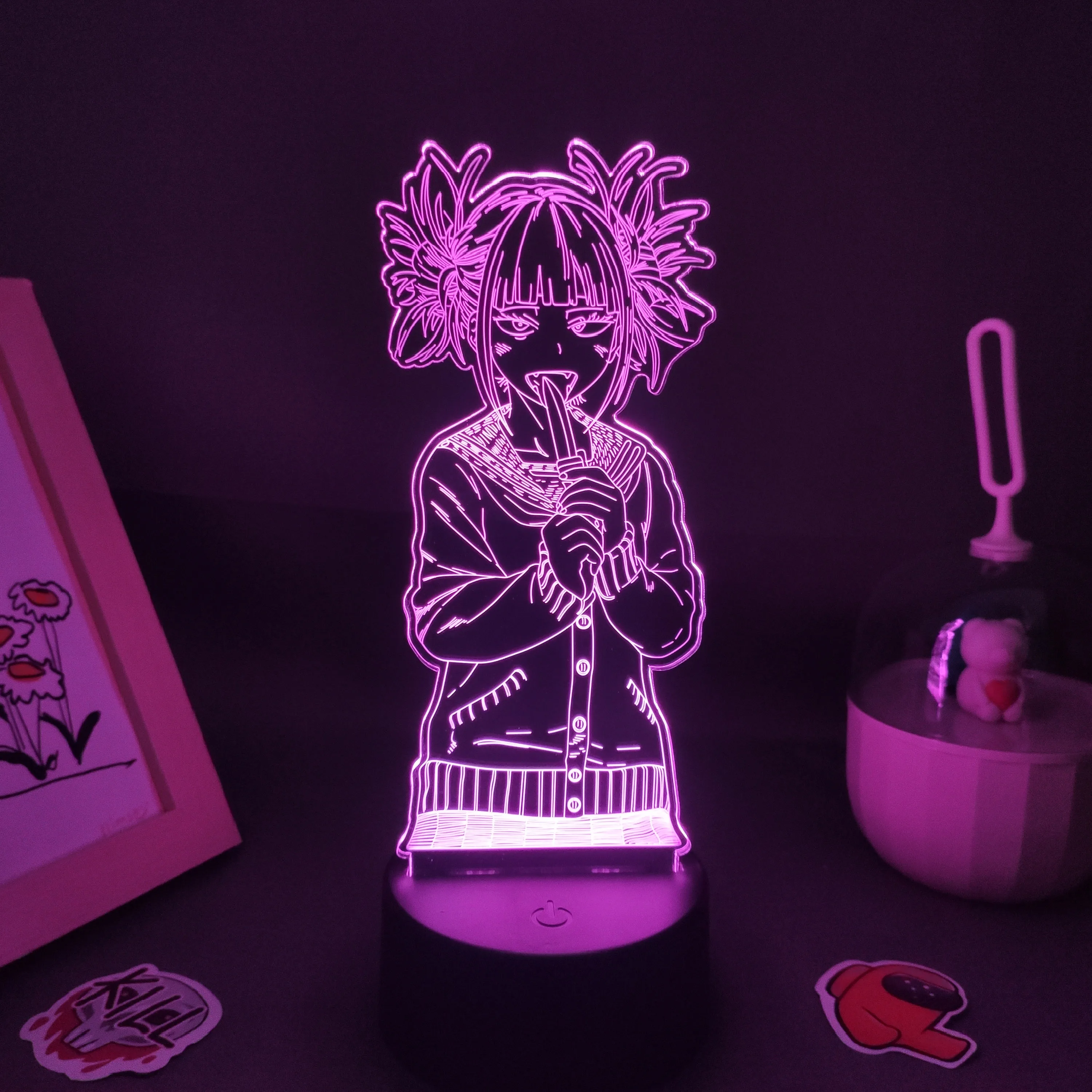 Anime Figure Toga Himiko 3D USB RGB Led Night Lights Colorful Gifts For Friends Manga Bedroom Table Decor My Hero Academia Lamp
Anime Figure Toga Himiko 3D USB RGB Led Night Lights Colorful Gifts For Friends Manga Bedroom Table Decor My Hero Academia Lamp