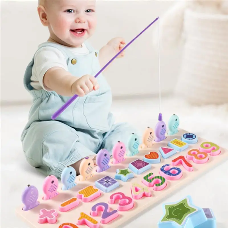 Children's toy magnetic fishing digital board puzzle enlightenment early education toy water simulation fun fishing toys set
Children's toy magnetic fishing digital board puzzle enlightenment early education toy water simulation fun fishing toys set