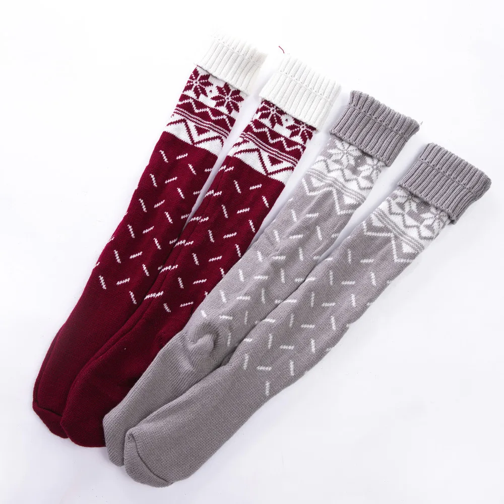 Animal Elk Thick Long Knit Over Knee Women Comfortable Christmas Thigh High Print Deer Socks de mujer
Animal Elk Thick Long Knit Over Knee Women Comfortable Christmas Thigh High Print Deer Socks de mujer