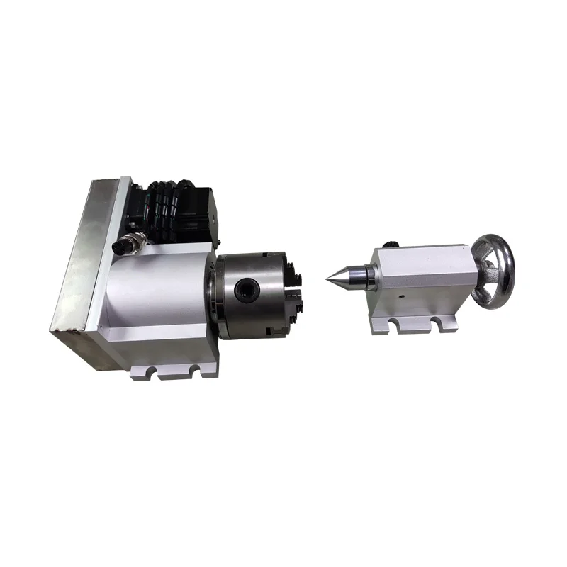 CNC 4th Axis Rotary Table A Axis Three-jaw Chuck 80mm With Tailstock For Wood Metal CNC 3040 6040 6090 Milling Engraving Machine
CNC 4th Axis Rotary Table A Axis Three-jaw Chuck 80mm With Tailstock For Wood Metal CNC 3040 6040 6090 Milling Engraving Machine
