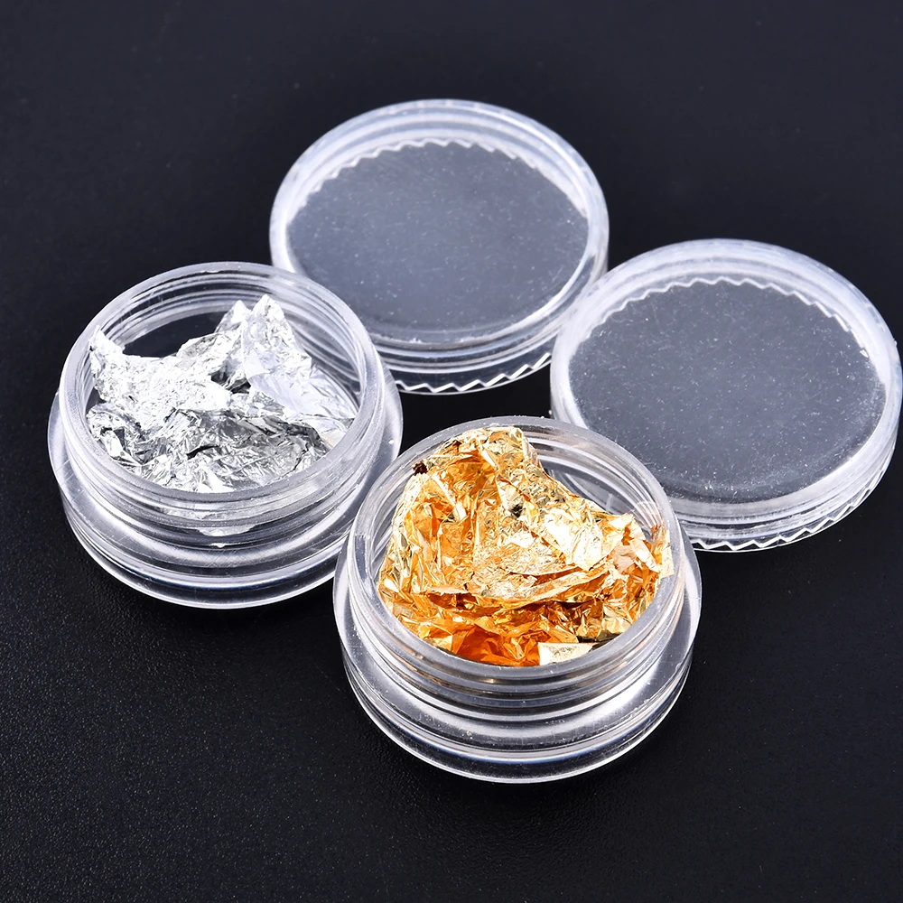 6PCS Nail Tinfoil Gold And Silver 6pcs For Sale Set Foil Paper Color Foil For A Manicure Nail DIY Stickers Nail Art Decoration
6PCS Nail Tinfoil Gold And Silver 6pcs For Sale Set Foil Paper Color Foil For A Manicure Nail DIY Stickers Nail Art Decoration