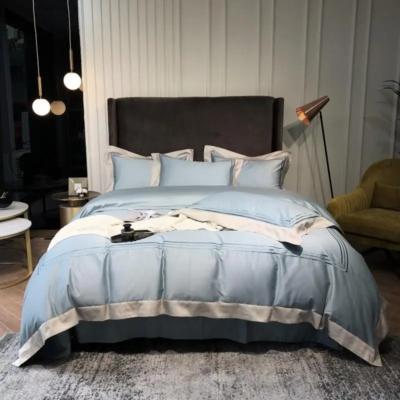 80s Egyptian cotton Bedding Set Phnom Penh embroidery duvet cover bed linen luxury hotel pillowcases fitted sheet flat
80s Egyptian cotton Bedding Set Phnom Penh embroidery duvet cover bed linen luxury hotel pillowcases fitted sheet flat