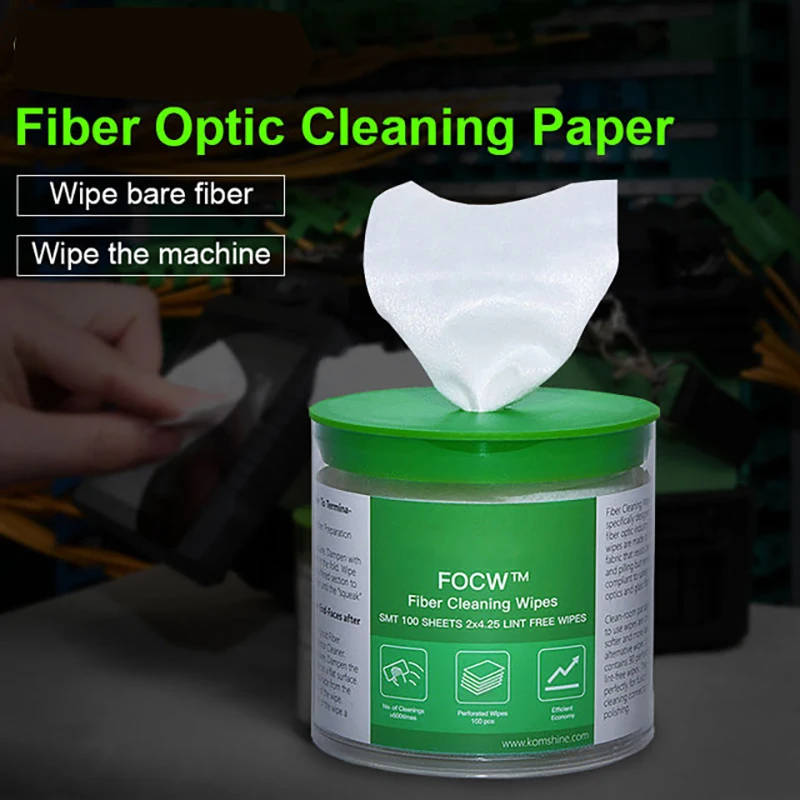 280pcs/box Fiber Cleaning Wipes Platform Dustfree Paper Fiber Optic Low-lint Wipes Optical Fiber Clean Paper FTTH Tools
280pcs/box Fiber Cleaning Wipes Platform Dustfree Paper Fiber Optic Low-lint Wipes Optical Fiber Clean Paper FTTH Tools