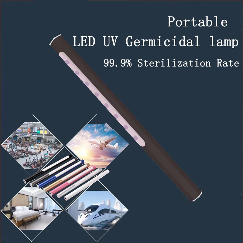 High Quality UV Light Sanitizer Wand Ultraviolet Disinfection Lamp USB Charging UVC Germicidal Lamp Disinfection For Home Travel
High Quality UV Light Sanitizer Wand Ultraviolet Disinfection Lamp USB Charging UVC Germicidal Lamp Disinfection For Home Travel