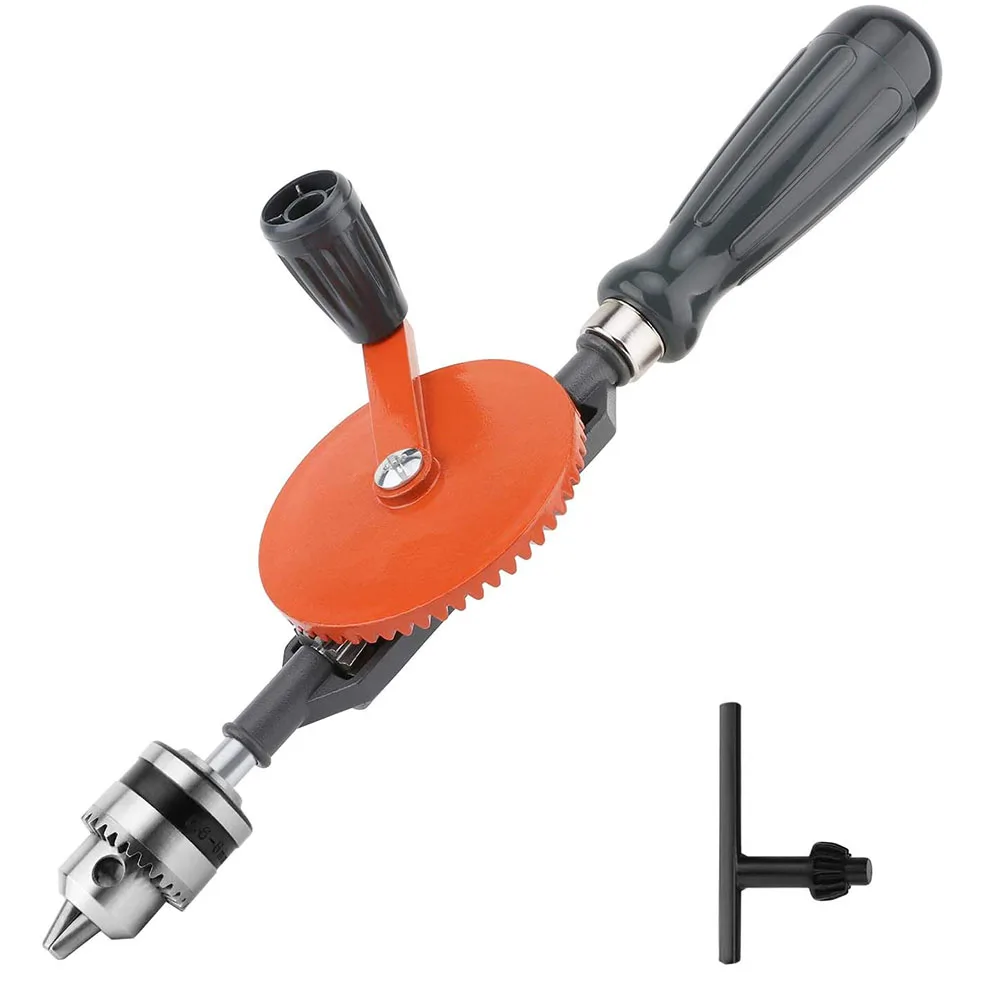 Hand Drill 1/4 3/8 Inch Double Pinions Crank Drill Capacity Manual Drilling Tool For Wood Plastic Acrylic Circuit Board Punching
Hand Drill 1/4 3/8 Inch Double Pinions Crank Drill Capacity Manual Drilling Tool For Wood Plastic Acrylic Circuit Board Punching