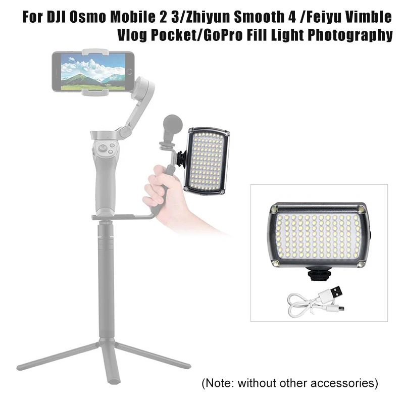 New LED Fill Light Photographic Equipment Camcorder Video Lamp for DJI Osmo Gopro DOM668
New LED Fill Light Photographic Equipment Camcorder Video Lamp for DJI Osmo Gopro DOM668