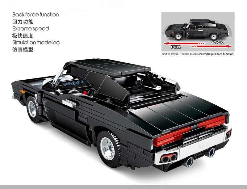 In stock 2020 New Technic Car Series Supercar Dom S Dodged Charger 42111 Model Lepining Blocks Building Blocks Bricks Toy
In stock 2020 New Technic Car Series Supercar Dom S Dodged Charger 42111 Model Lepining Blocks Building Blocks Bricks Toy