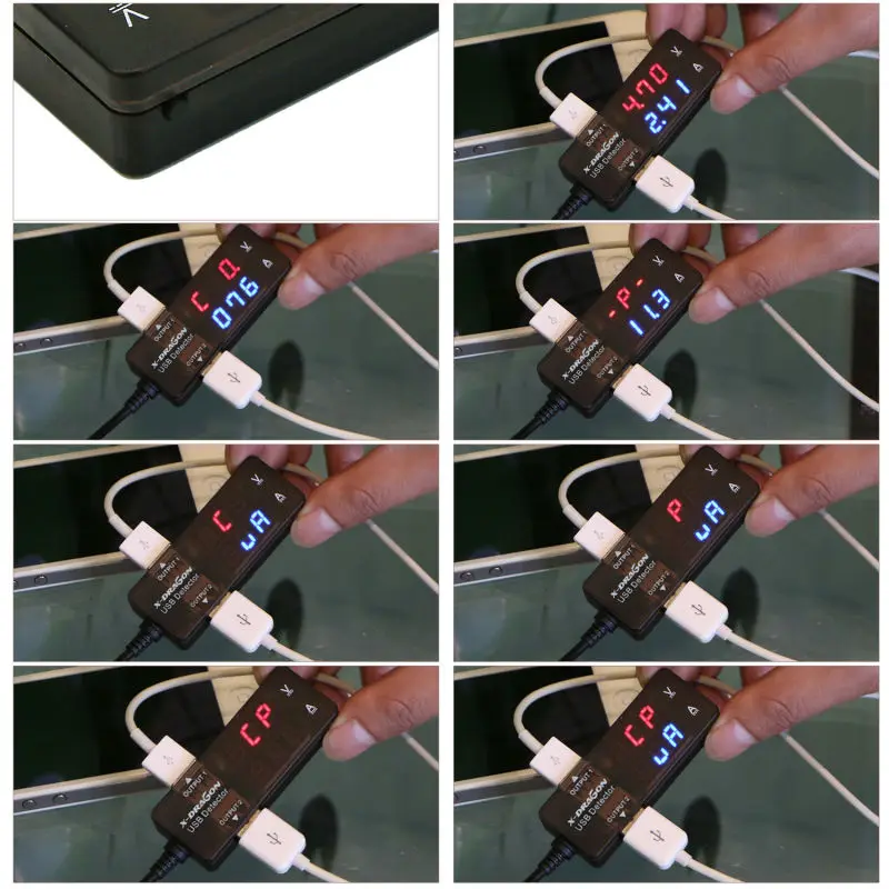 Измерительный прибор USB многофункциональный Электрический тестер емкости