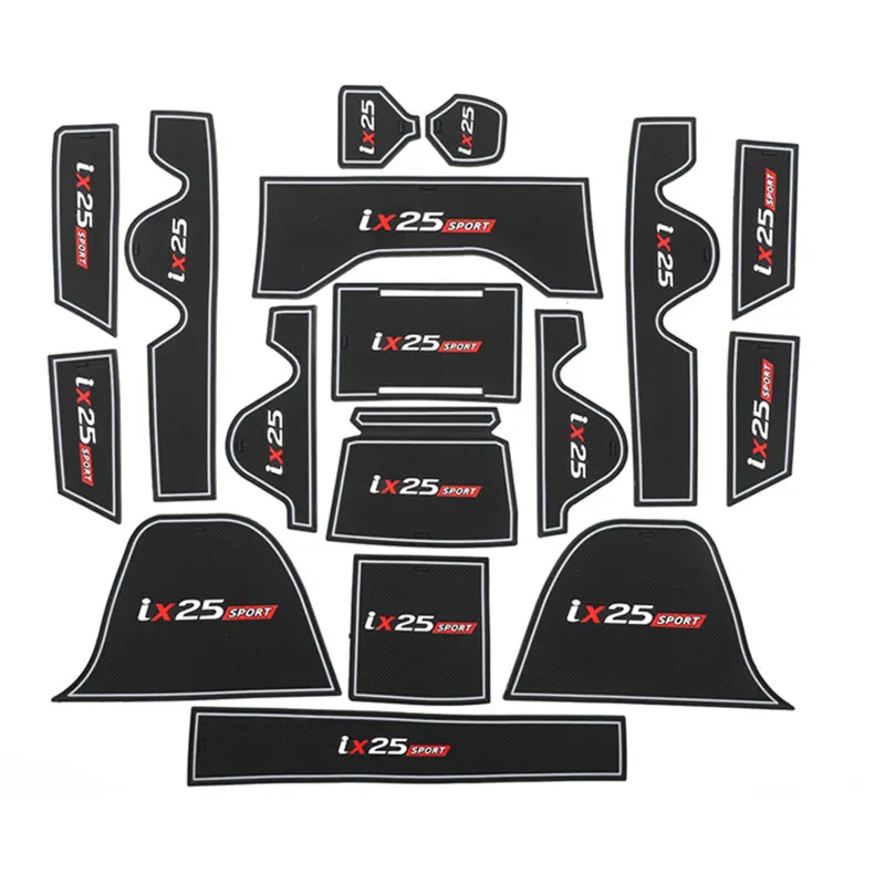 Storage Box Mat Door Slot Mat Water Coaster Interior Anti-Skid Mat Modified Dust 17 PCs for Hyundai Creta/Cantus IX25 2021
Storage Box Mat Door Slot Mat Water Coaster Interior Anti-Skid Mat Modified Dust 17 PCs for Hyundai Creta/Cantus IX25 2021