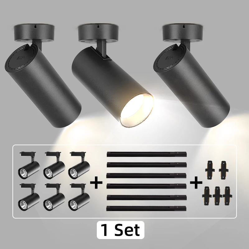 Track Light Led 220V Rail Lighting Surface Mounted Spotlight 12W 20W 30W 40W Ceiling Spot Lamp For Clothing Store Kitchen Loft
Track Light Led 220V Rail Lighting Surface Mounted Spotlight 12W 20W 30W 40W Ceiling Spot Lamp For Clothing Store Kitchen Loft