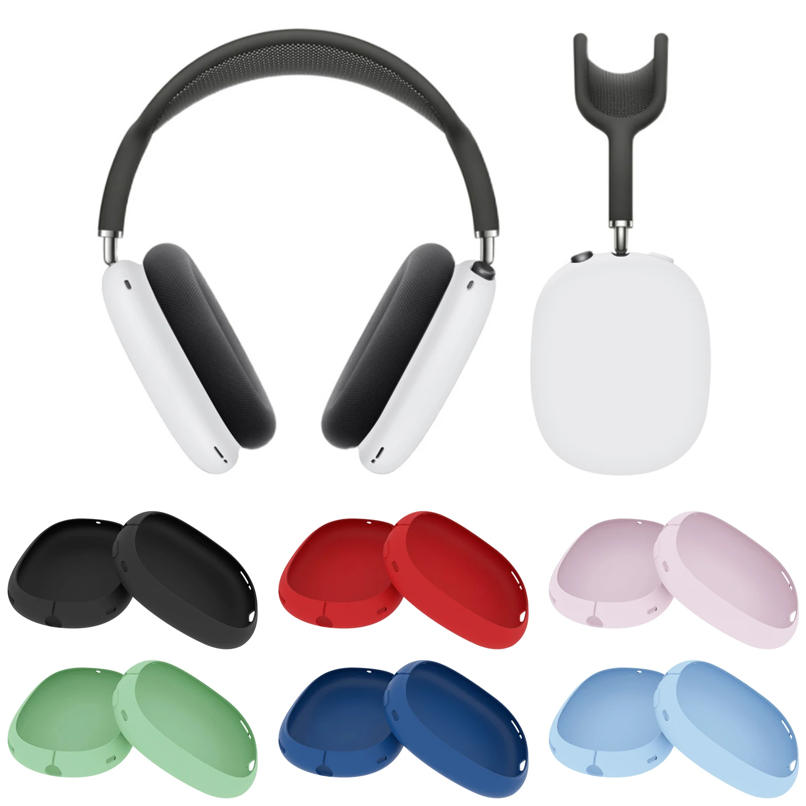 Earpads Protective Case Compatible For AirPods Max Muffs Silicone Shockproof Protective Cover Accessories 1 Pair Drop Shipping
Earpads Protective Case Compatible For AirPods Max Muffs Silicone Shockproof Protective Cover Accessories 1 Pair Drop Shipping