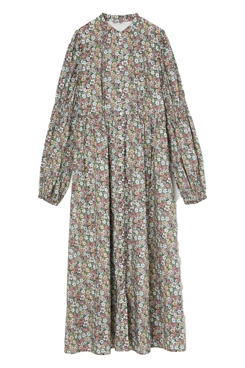 New Design Women's Dress Stand Neck Button Print Floral Mid Calf Vestidos Japan Style Temperament Slim Waist Dresses
New Design Women's Dress Stand Neck Button Print Floral Mid Calf Vestidos Japan Style Temperament Slim Waist Dresses