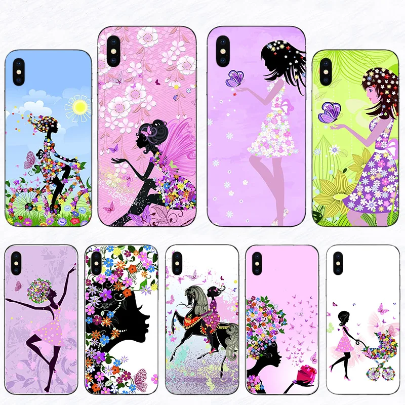 Flower Fairy Girl Art Design Cover Print For Iphone SE 2020 12 Mini XR XS 11 Pro MAX Soft Phone Case X 6 6S 7 8 Plus 5 Shell
Flower Fairy Girl Art Design Cover Print For Iphone SE 2020 12 Mini XR XS 11 Pro MAX Soft Phone Case X 6 6S 7 8 Plus 5 Shell