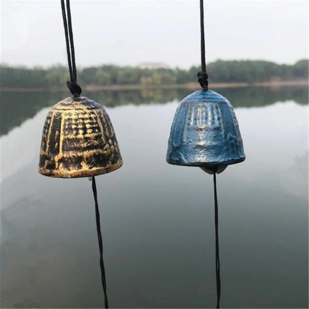 Retro Japanese Iron Wind Chime Hang Sound Clapper Home Garden Decor 2 Colors
Retro Japanese Iron Wind Chime Hang Sound Clapper Home Garden Decor 2 Colors