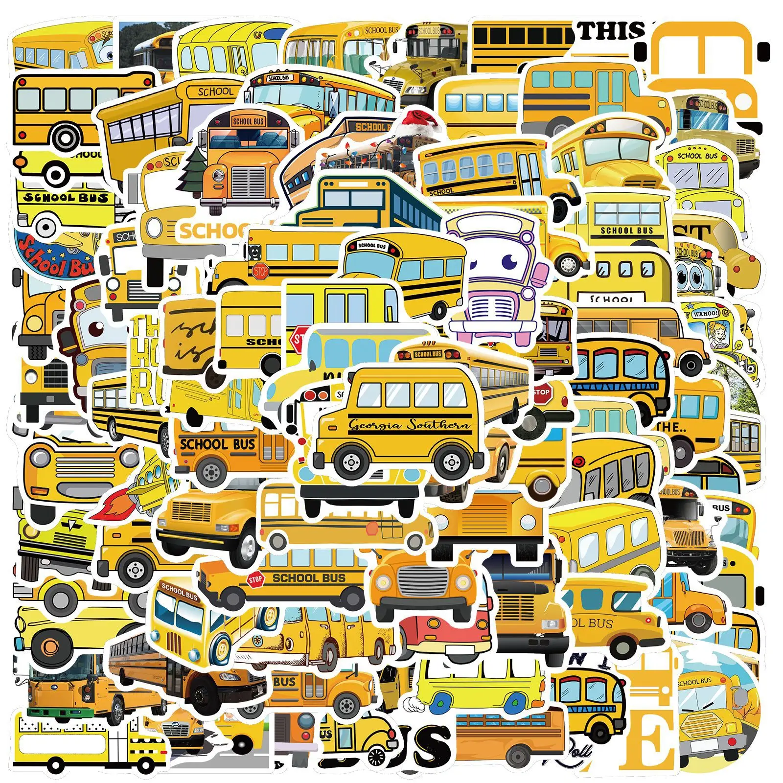 10/50/100PCS Cartoon School Bus Stickers Skateboard Fridge Guitar Motorcycle Luggage DIY Classic Toy Graffiti Sticker Decals
10/50/100PCS Cartoon School Bus Stickers Skateboard Fridge Guitar Motorcycle Luggage DIY Classic Toy Graffiti Sticker Decals