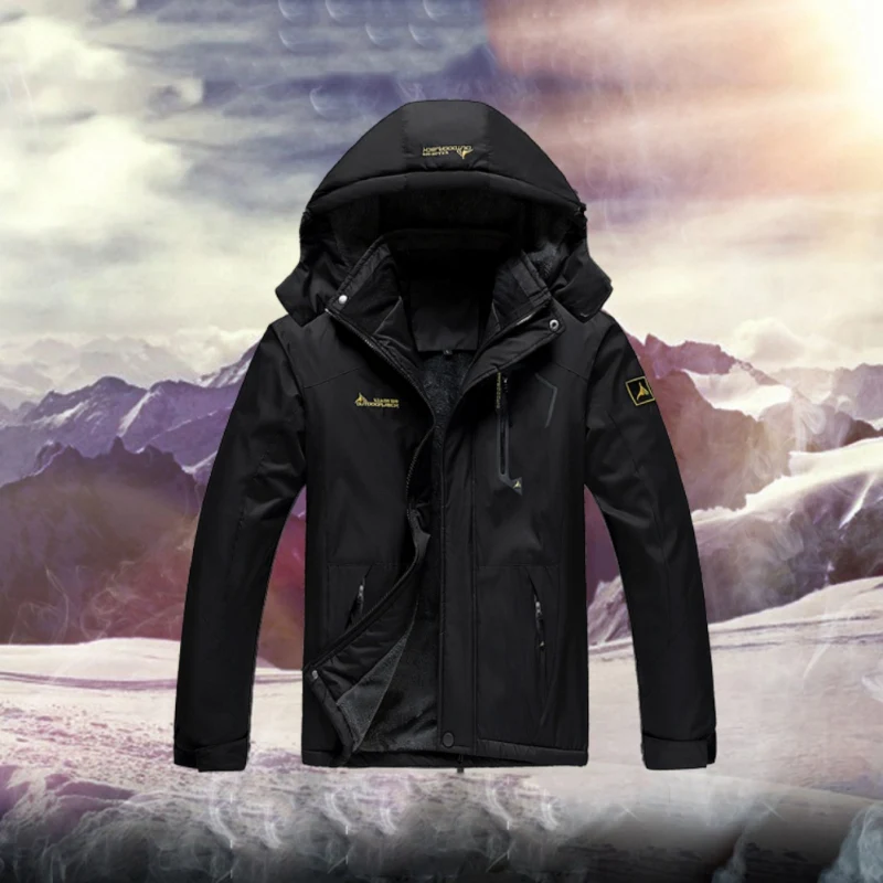 Men's Winter Inner Fleece Waterproof Jacket Outdoor Sport Warm Brand Coat Hiking Camping Trekking Skiing Male Jackets
Men's Winter Inner Fleece Waterproof Jacket Outdoor Sport Warm Brand Coat Hiking Camping Trekking Skiing Male Jackets