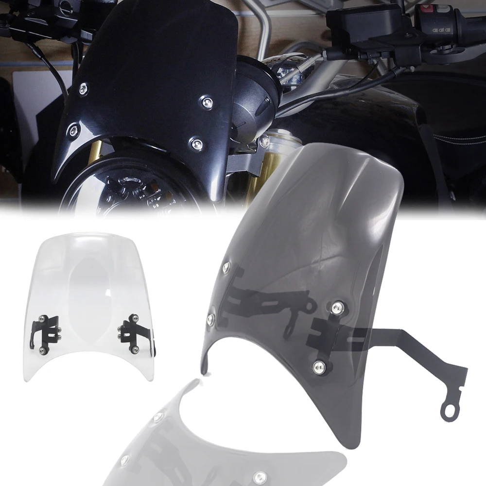 Motorcycle Windshield Aluminum Wind Deflector Windscreen For BMW R NINE T R NINET R9T R 9 T Racer Pure Urban scrambler 2014-2020
Motorcycle Windshield Aluminum Wind Deflector Windscreen For BMW R NINE T R NINET R9T R 9 T Racer Pure Urban scrambler 2014-2020