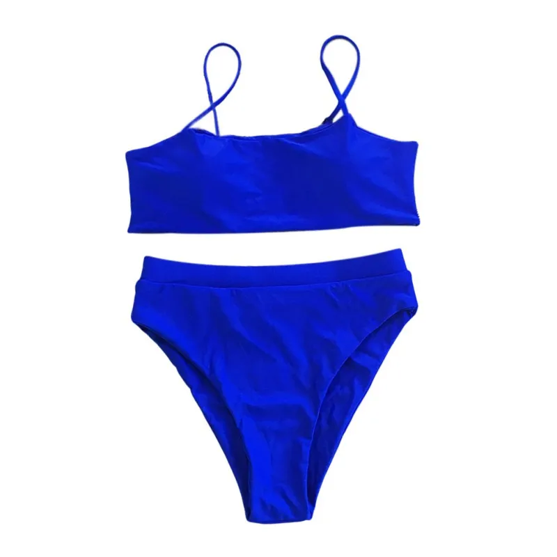 High Quality Swimming Two-Piece Suit Sexy Solid Color Bikini Set Women High Waist Swimwear Female Summer Beach Wear
High Quality Swimming Two-Piece Suit Sexy Solid Color Bikini Set Women High Waist Swimwear Female Summer Beach Wear