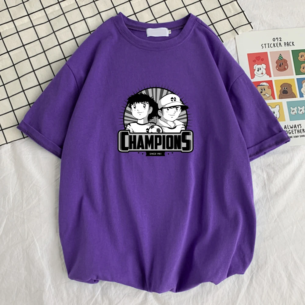 Captain Tsubasa Print Men Tshirt Style Vintage T-Shirts Retro Design T-Shirt Simplicity Crew Neck Mens Clothes
Captain Tsubasa Print Men Tshirt Style Vintage T-Shirts Retro Design T-Shirt Simplicity Crew Neck Mens Clothes