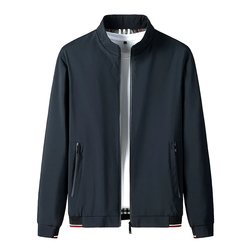 Jacket men's autumn coat trend casual men's young and middle-aged business fashion Korean slim men's jacket thin
Jacket men's autumn coat trend casual men's young and middle-aged business fashion Korean slim men's jacket thin