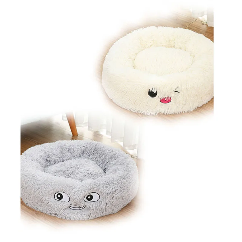 JOYLIVE Autumn And Winter Thickening PV Velvet Round Pet Expression Nest Cushion Deep Sleeping Cat Litter Kennel Pet Supplies
JOYLIVE Autumn And Winter Thickening PV Velvet Round Pet Expression Nest Cushion Deep Sleeping Cat Litter Kennel Pet Supplies