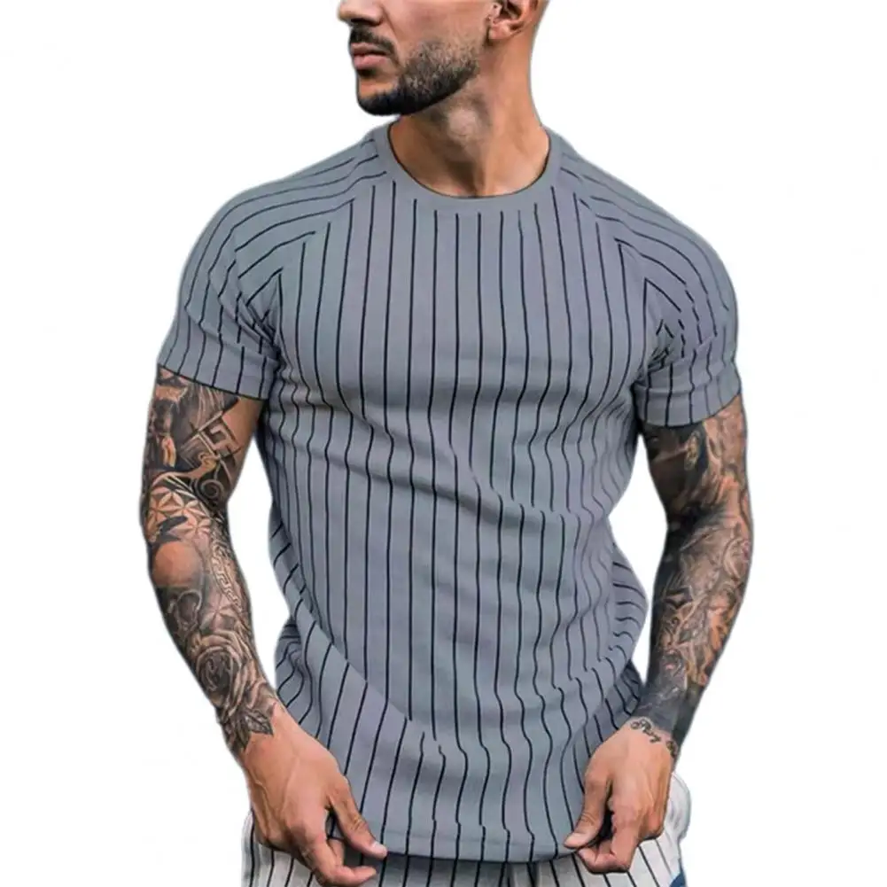 Summer Men T-shirt O Neck Vertical Stripes Short Raglan Sleeve Loose T-shirt stripes and short Sleeves casual T-shirt Men Clothe
Summer Men T-shirt O Neck Vertical Stripes Short Raglan Sleeve Loose T-shirt stripes and short Sleeves casual T-shirt Men Clothe