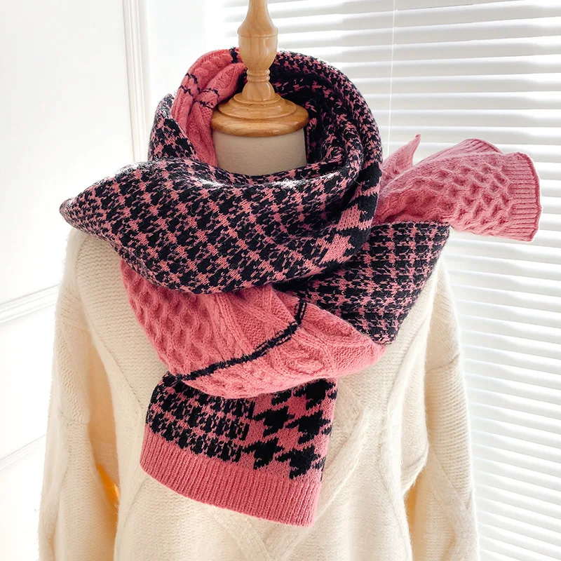 Womens Scarves Soft Thick Winter Blanket Warm Female Scarf Knitted Shawl Foulard Femme Explosion Warm Accesories Poncho Brand 
Womens Scarves Soft Thick Winter Blanket Warm Female Scarf Knitted Shawl Foulard Femme Explosion Warm Accesories Poncho Brand