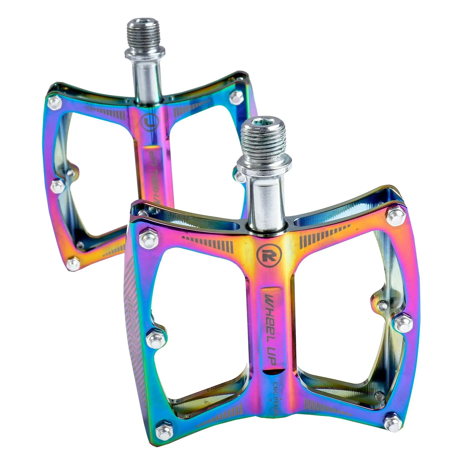Bicycle pedal aluminum alloy bearing mountain pedal anti-skid dazzling pedal accessories
Bicycle pedal aluminum alloy bearing mountain pedal anti-skid dazzling pedal accessories