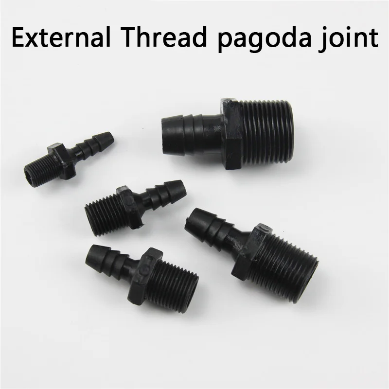 External Thread Pagoda Direct Connector Hose Transparent Plastic Quickly Straight Connect Aquarium Garden Irrigation 1 Pcs 
External Thread Pagoda Direct Connector Hose Transparent Plastic Quickly Straight Connect Aquarium Garden Irrigation 1 Pcs