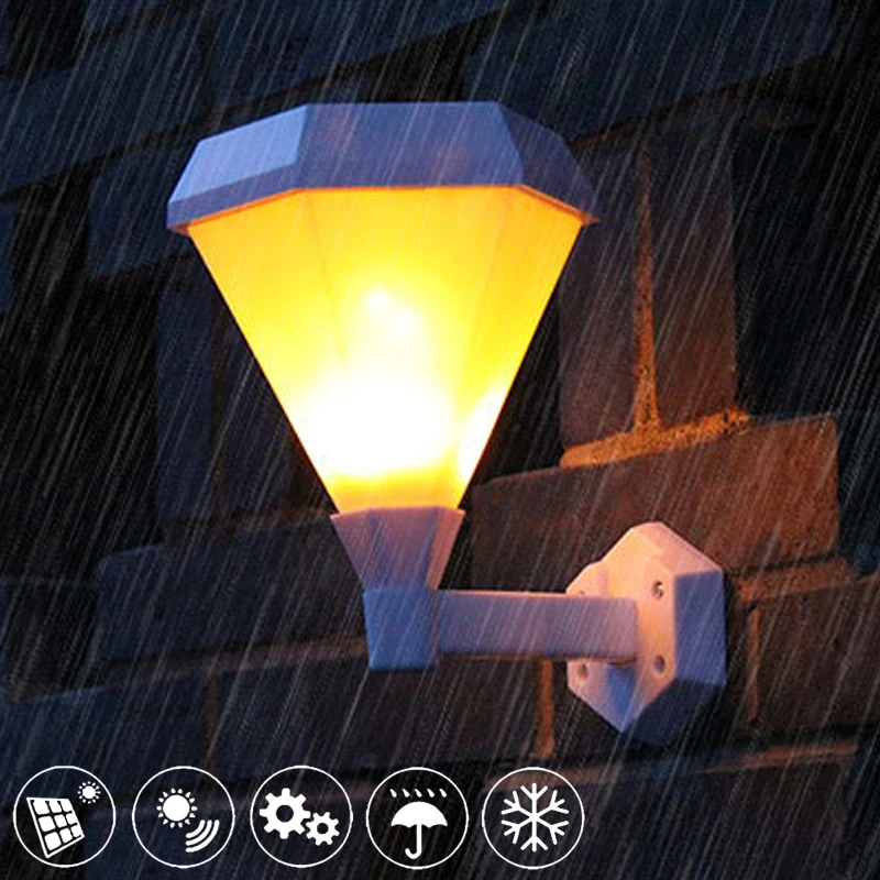 Solar LED Light Outdoor Hexagonal Wall Lamp Flame Light Solar Wall-Mounted Night Light Waterproof Garden luses de patio solares
Solar LED Light Outdoor Hexagonal Wall Lamp Flame Light Solar Wall-Mounted Night Light Waterproof Garden luses de patio solares